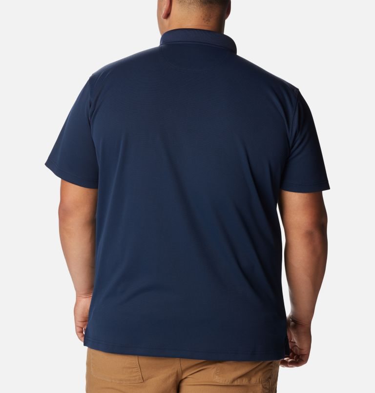 Men's Columbia Utilizer Polo Shirts Navy | Plus Size CA-Y4150